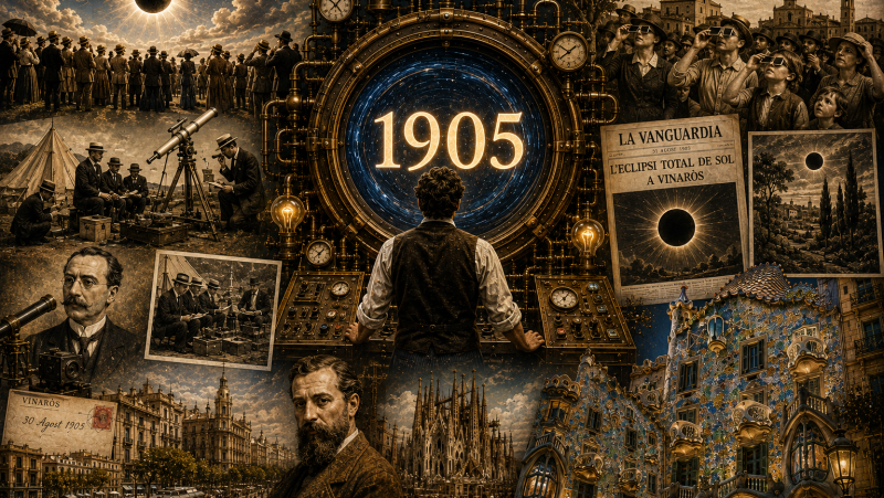 El mat� de R�dio 4 - Edici� Estiu - M�quina del Temps 1905: Com va ser l'eclipsi que va viure Gaud�? - El mat� de R�dio 4 | Escoltar
