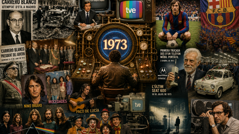 El mat� de R�dio 4 - Edici� Estiu - M�quina del temps 1973: Nino Bravo, Cruyff al Bar�a i l'assassinat de Carrero Blanco - El mat� de R�dio 4 | Escoltar