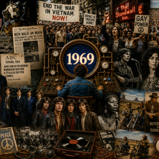 Màquina del temps 1969: L'arribada a la Lluna, Stonewall i Woodstock