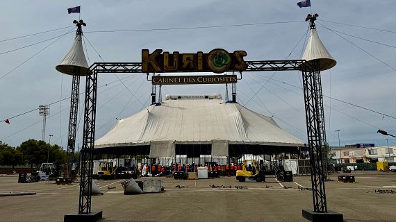 El Cirque du Soleil diu adeu a l'Hospitalet amb l'espectacle 'Kurios'