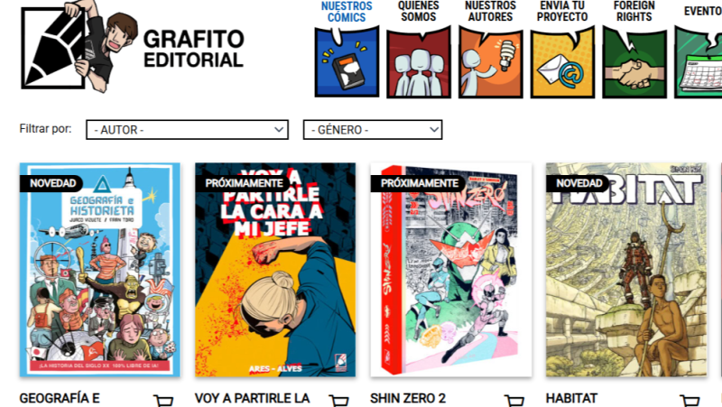 Viñetas y bocadillos -  Novedades Grafito Editorial - 31/08/26 - Escuchar ahora