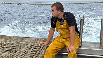 Oriol Bru, el pescador m�s jove de Catalunya