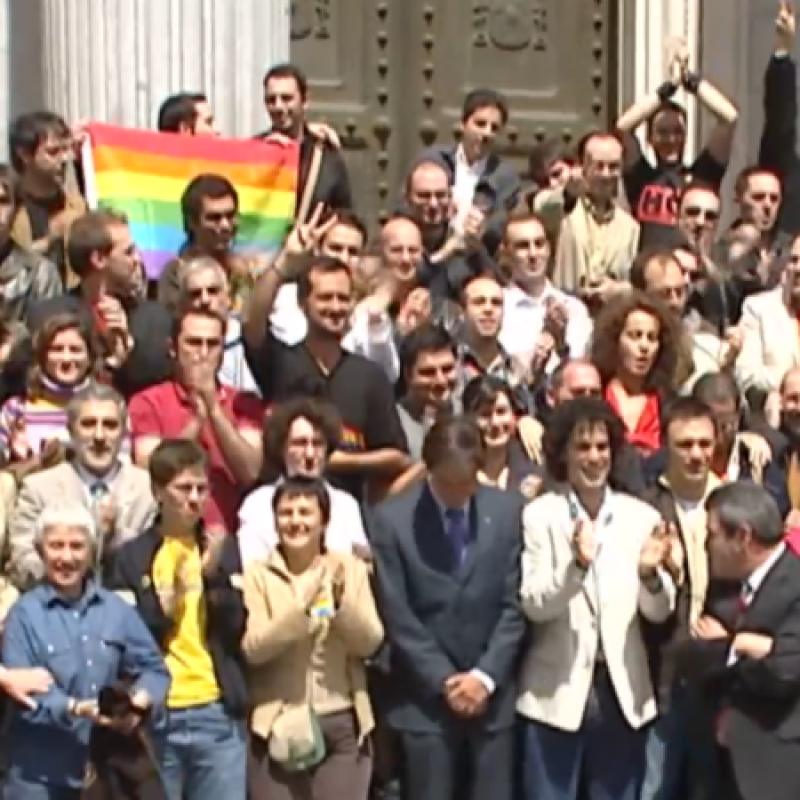 Aprovaci� de la Llei del Matrimoni Homosexual a Espanya