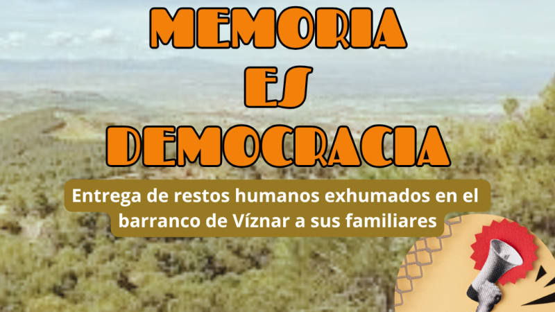 Memoria es democracia - Entrega de restos humanos exhumados en el barranco de Víznar a sus familiares - 10/09/26 - Escuchar ahora