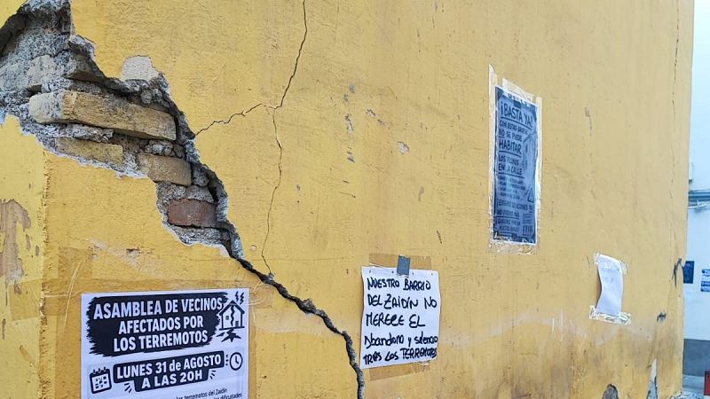 El Zaidín convive con las grietas tres semanas después - RNE Granada