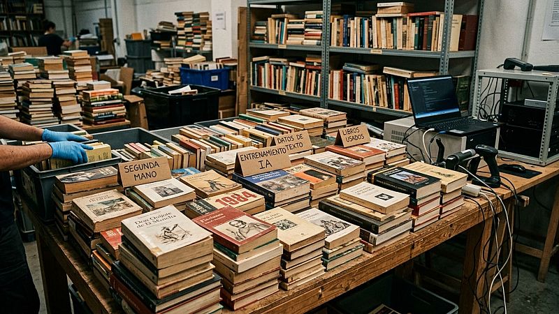 Creando que es gerundio - Libros de segunda mano para entrenar IA - 06/09/26 - Escuchar ahora