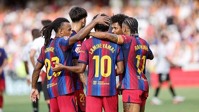El Barça se pone líder de la Liga en solitario