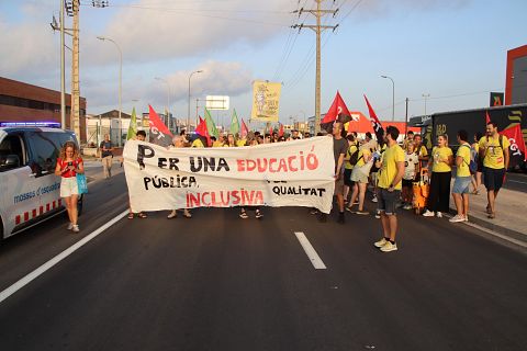 Docents es mobilitzen a Tarragona en l’inici de curs escolar
