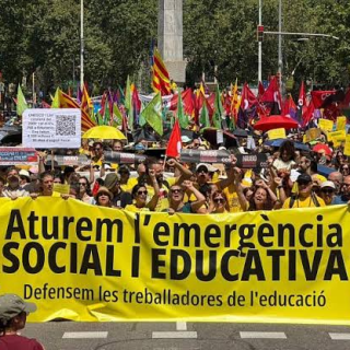 Arrenca el curs amb vaga educativa: més recursos, menys ràtios i més personal a les escoles