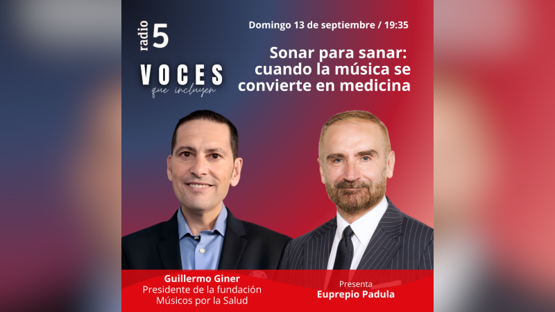 Voces que incluyen - Sonar para sanar: cuando la música se convierte en medicina - 13/09/26 - Escuchar ahora