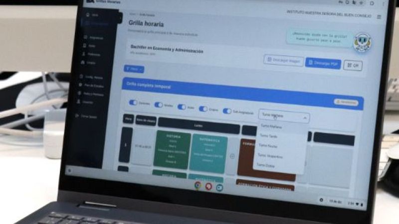 Implementan IA para armar horarios en escuelas secundarias - Espacio iberoamericano