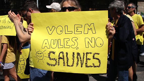 Perill per altes temperatures a les aules