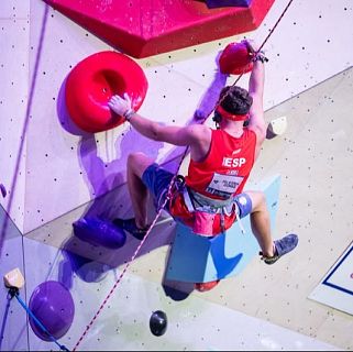 Guille Pelegrín, escalador paralímpico