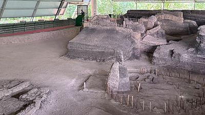 Imagen de las excavaciones de la Joya de Cerén