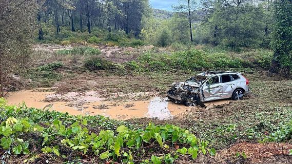 L'episodi d'aiguats deixa una v�ctima mortal i incid�ncies en la mobilitat
