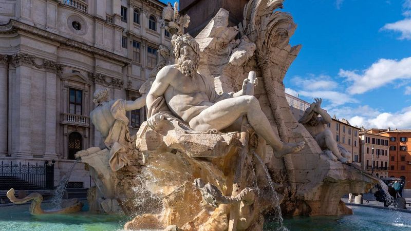 Atriles entre los �rboles - Bernini y la Fuente de los Cuatro R�os - 17/09/26 - Atriles entre los �rboles