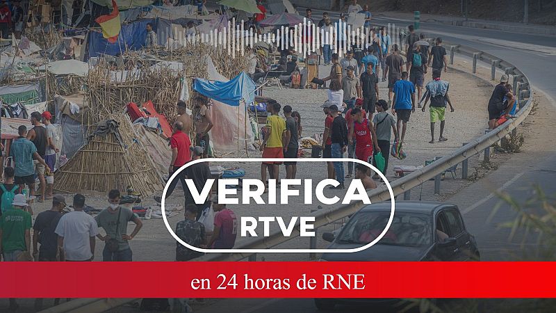 VerificaRTVE: las cifras de migrantes que quedan en Ceuta - 24 horas