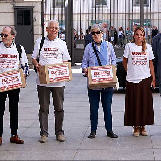 Más de cuarenta años cotizados y una pensión recortada