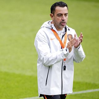 Xavi Hernández debuta amb Països Baixos