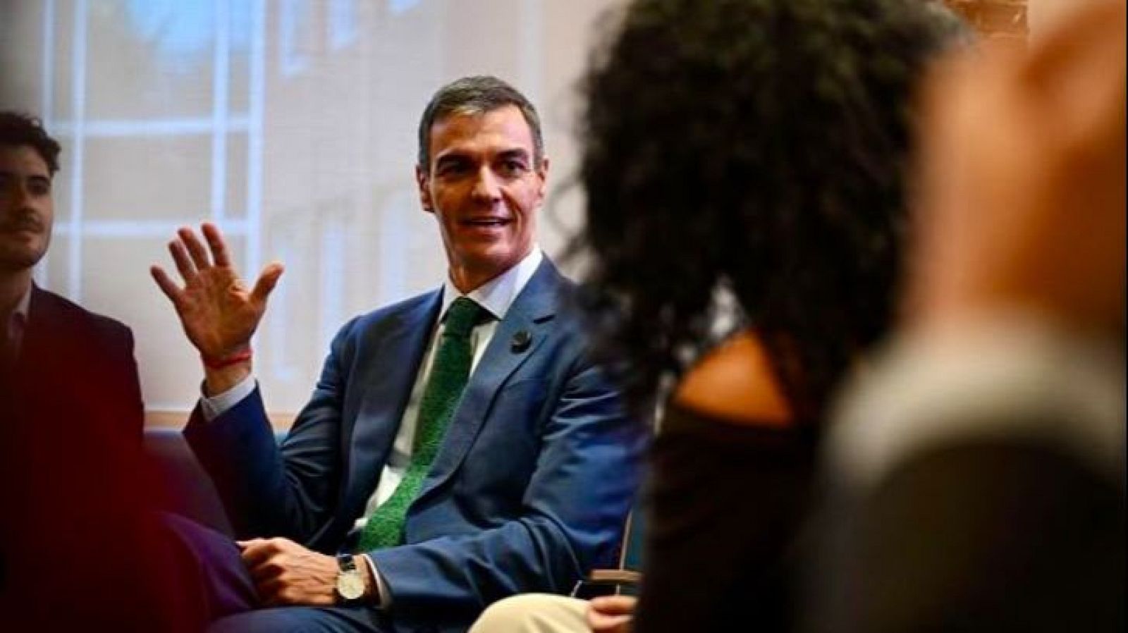 La visita de Pedro S�nchez a la Universitat de Harvard