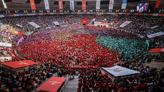 Les colles de Vilafranca i Valls es disputen l'hegemonia en el m�n casteller