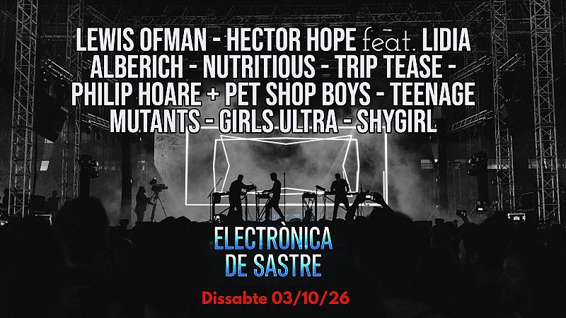 Electrònica de Sastre | 261003 | Ball, remescles i una conversa literària. Lewis Ofman + Nutritious + Shygirl + Philip Hoare + William Blake + Pet Shop Boys.
