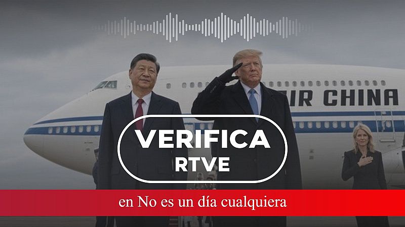 VerificaRTVE: Trump vuelve a difundir una imagen suya generada con IA | Escuchar ahora
