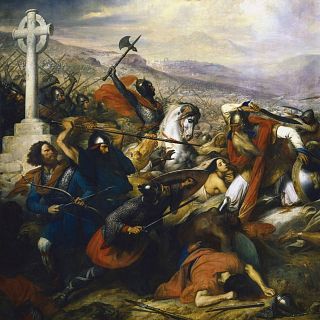 732: La batalla de Poitiers frena la expansión musulmana por Europa