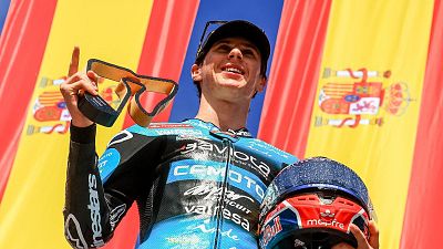 Máximo Quiles, campeón del mundo de Moto 3