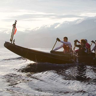 Recorriendo el Caribe con una curiara