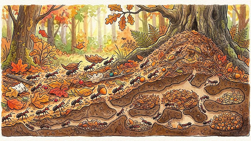 Contando cuentos en Radio 5 - El otoño de Hormigoña - 18/10/26
