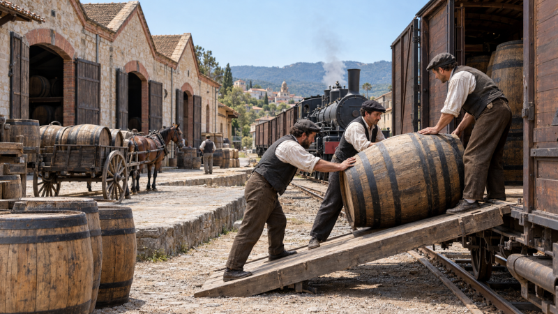 Historias del vino - Cuando el vino español se subió al tren - 19/10/26