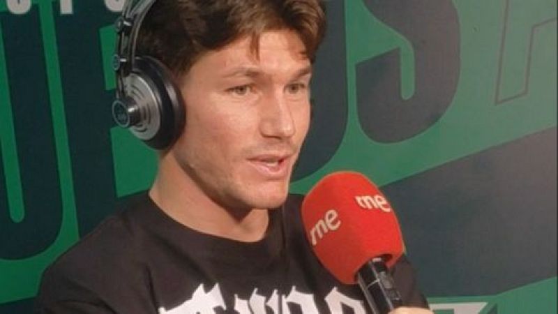 Fran García, durante la entrevista en Tablero Deportivo de RNE.