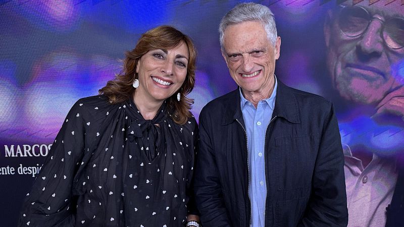 Mamen Asencio con Luis Rojas Marcos