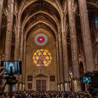 Luz, arte y m�stica en la catedral de Palma de Mallorca