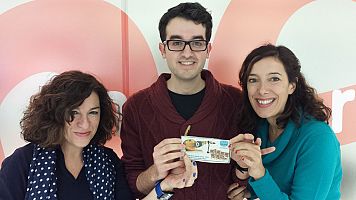 Salvador Jim�nez Heredia, de Radio Exterior, ganador de 'Radio fun fun fun'