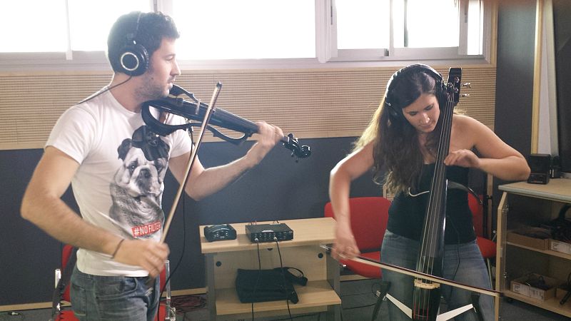 Las mañanas de RNE - Strings Bit toca en directo "Dangerous" de David Guetta