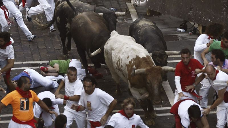 Sexto encierro de sanfermines 2015