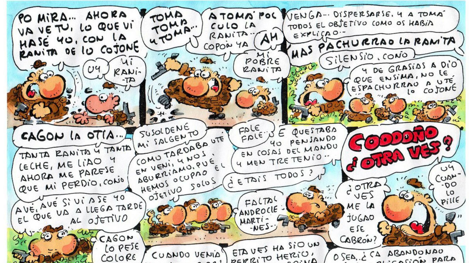 Viñetas y bocadillos - "Historias de la puta mili" de Ivá - 24/01/16 - Escuchar ahora