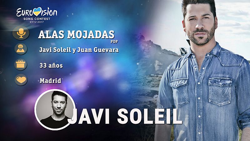 Eurovisin 2017 - Javi Soleil canta "Alas mojadas" | Escuchar