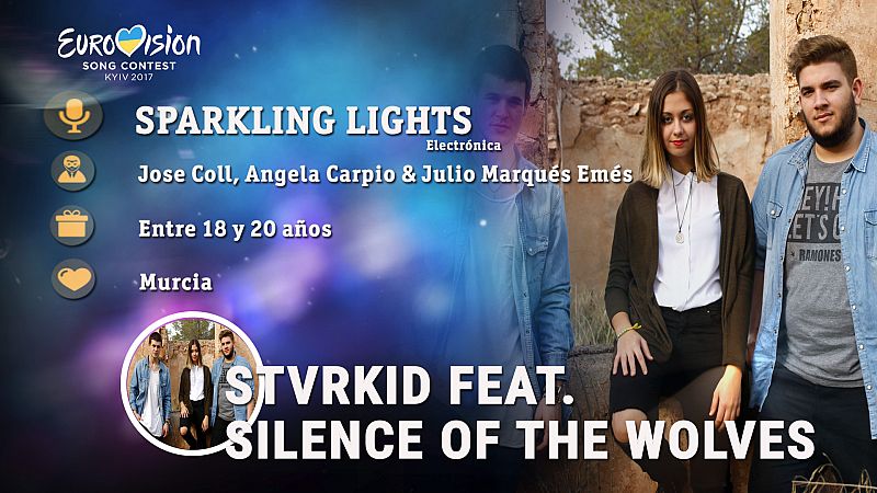 Eurovisin 2017 - Stvrkid feat.Silence of the Wolves cantan "Sparkling Lights" | Escuchar