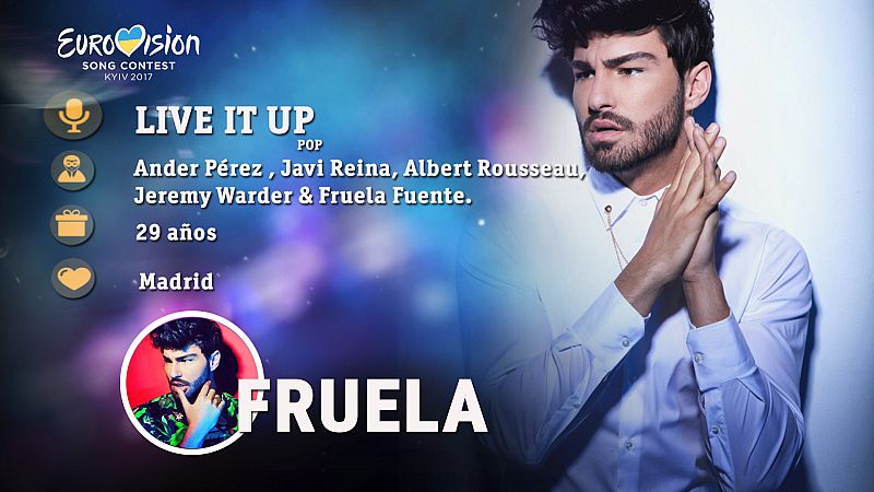 Eurovisin 2017 - Fruela canta "Live it up" | Escuchar