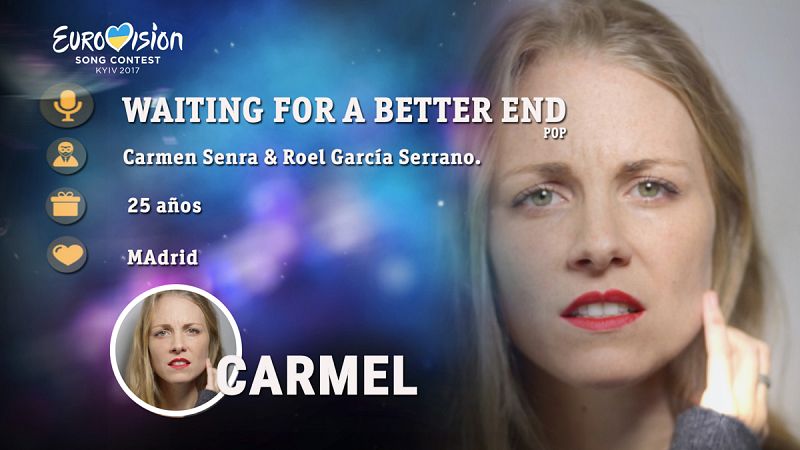 Eurovisin 2017 - Carmel canta "Waiting for a better end"