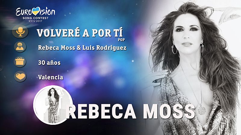 Eurovisin 2017 - Rebeca Moss canta "Volver por ti" | Escuchar