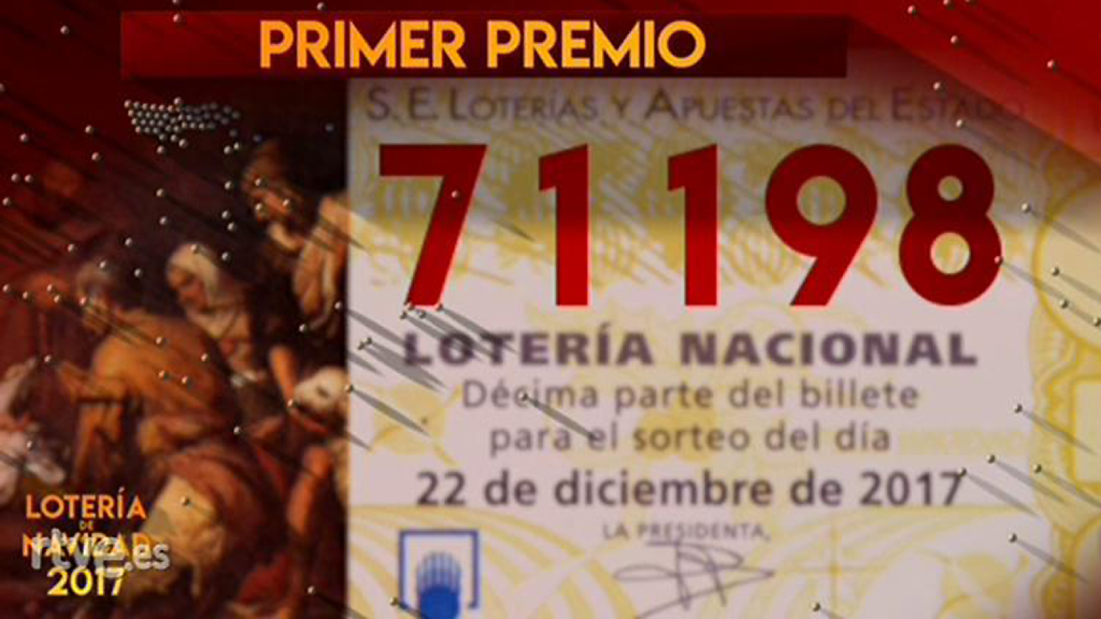 Lotería de Navidad - 71.198, el Gordo de la Lotería de Navidad de Navidad - Escuchar ahora