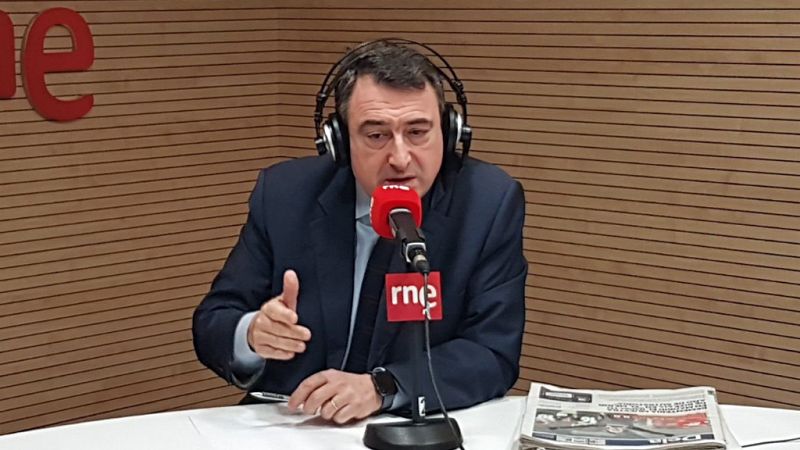 Las mañanas de RNE - Aitor Esteban cree que el Gobierno no debe usar el 155 con el castellano en Cataluña