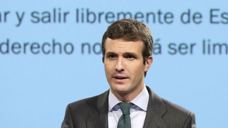 Boletines RNE - Pablo Casado comparece en rueda de prensa cuatro días después de las grabaciones de Cospedal y Villarejo - 01/11/18 - Escuchar ahora