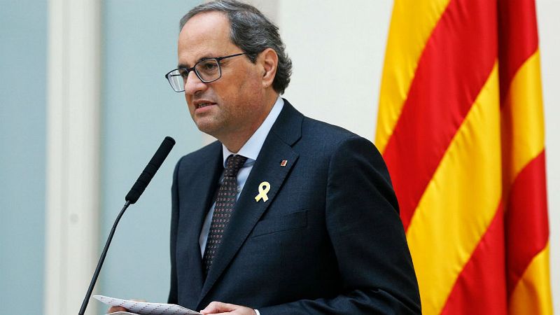 Boletines RNE - Torra hace oficial la retirada de su apoyo a Sánchez y a los Presupuestos - Escuchar ahora