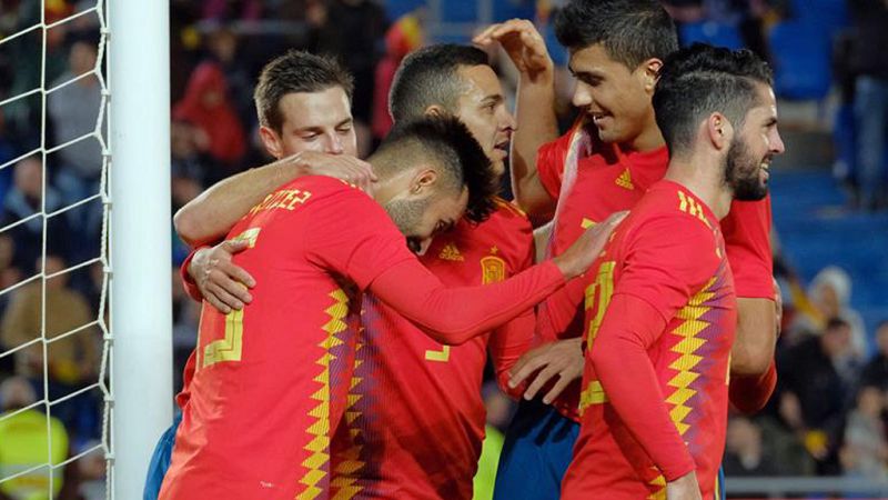 Tablero deportivo - España 1 Bosnia 0