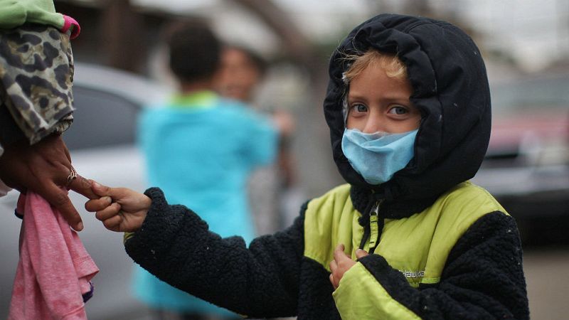 14 horas - Los niños, los más vulnerables de la caravana de migrantes